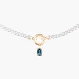 Arany medál London Blue topázzal