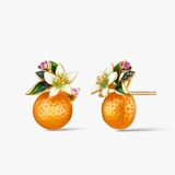 Flowers Citrus ezüst fülbevaló