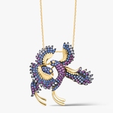 Prelude Paradise Birds ezüst bross