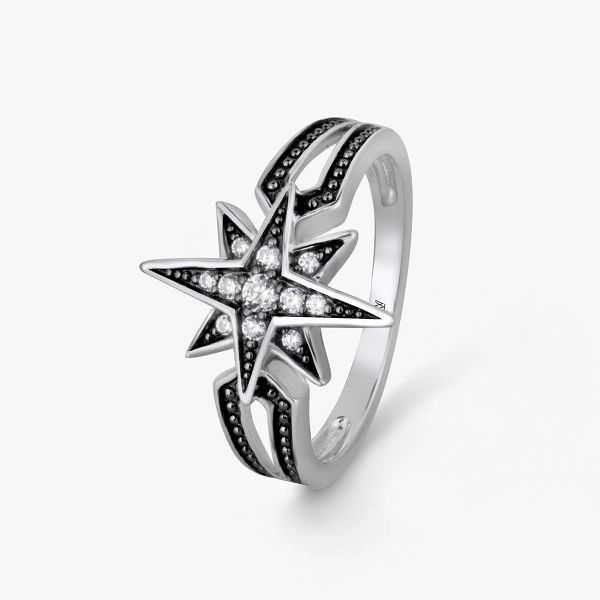 Royal Star ezüst gyűrű