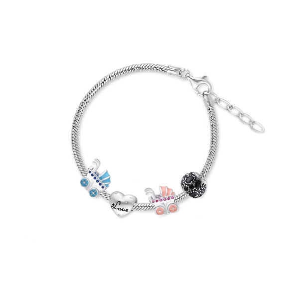 Lovely Beads ezüst charm