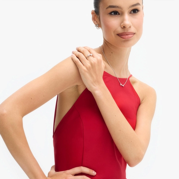 Balerina ezüst nyaklánc