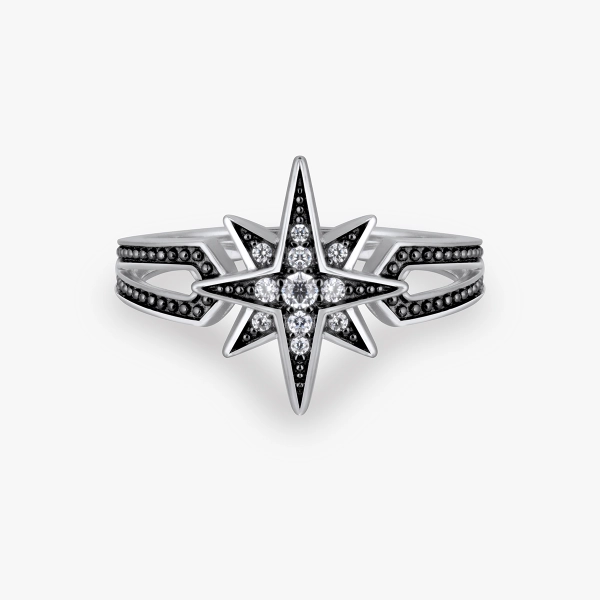 Royal Star ezüst gyűrű