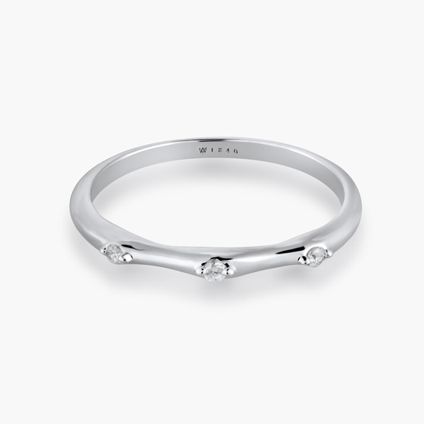 Sárgaréz gyűrű cirkóniákkal