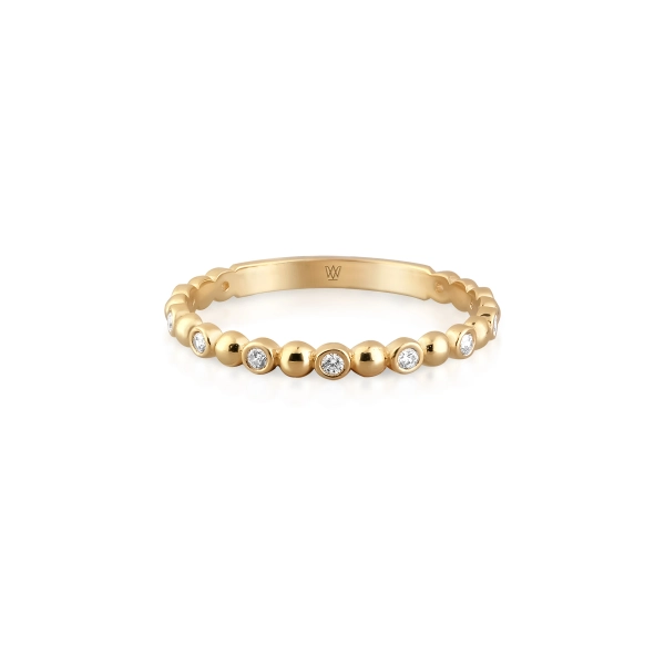 Aranygyűrű cirkóniákkal