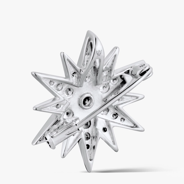Royal Star ezüst bross