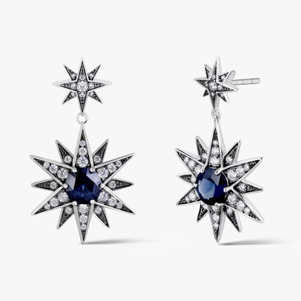Royal Star ezüst fülbevaló