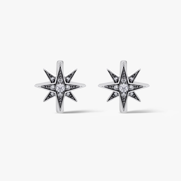 Royal Star ezüst fülbevaló
