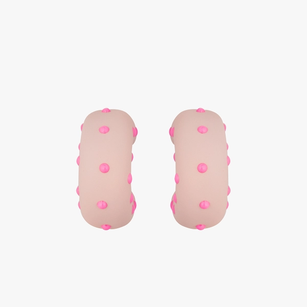 Picky Pica Pink Dots fülbevaló