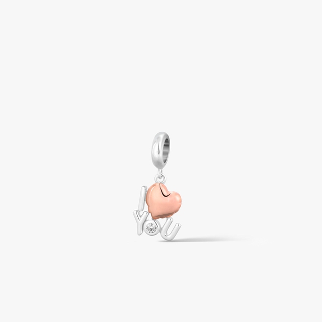 Lovely Beads ezüst charm