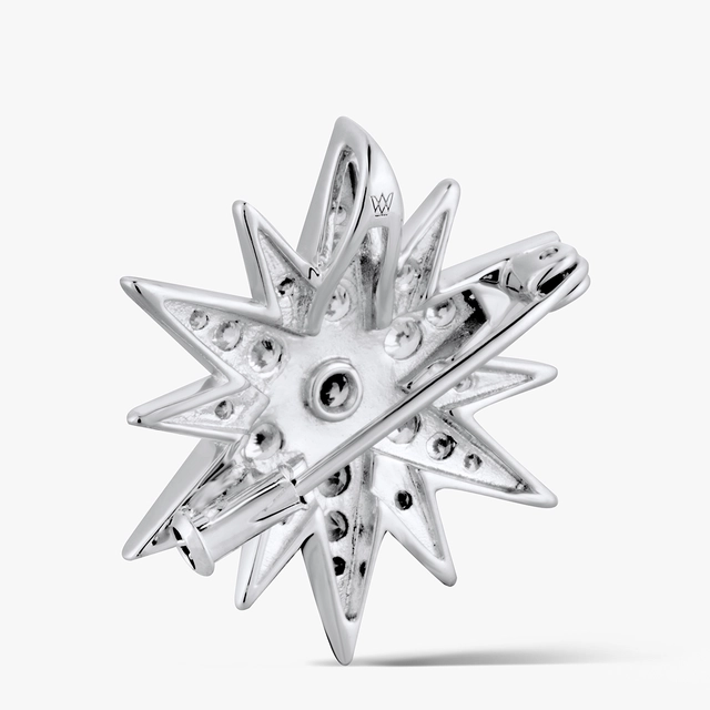 Royal Star ezüst bross
