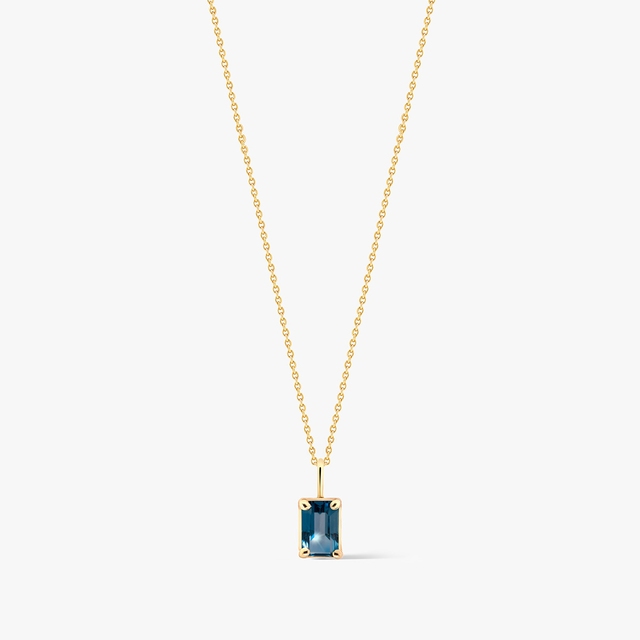 Arany medál London Blue topázzal